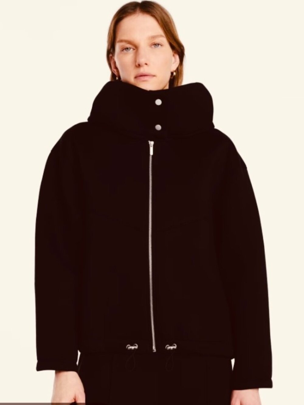 SCOOP JACKET WITH HOOD - SZ L